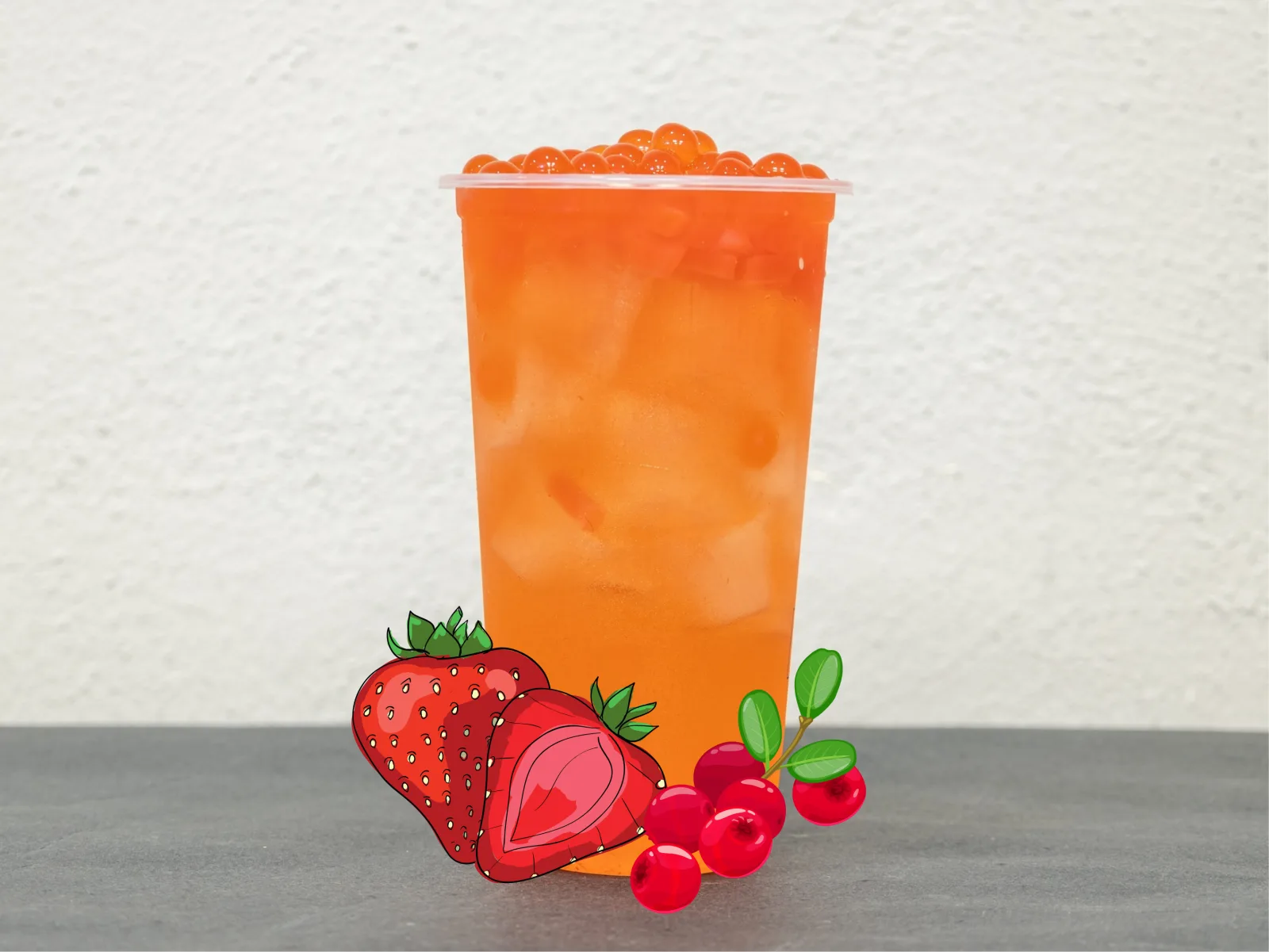 Erdbeere Cranberry Qq